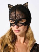 Atelier Amour Evasion Sensuelle: Spitzenmaske, schwarz