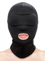 Fetish & Fashion Mouth Hood: Kopfmaske, schwarz