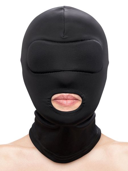 Fetish & Fashion Mouth Hood: Kopfmaske, schwarz