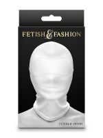 Fetish & Fashion Closed Hood: Kopfmaske, weiß
